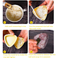 Miniatyrbillede 3 af 5: 2 stk. japansk risboldeformet sushiform, onigiri-maskine, trekant, sushiform, risform, sake-farvet nori, risske