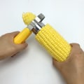 Miniatyrbillede 2 af 5: Manuel rustfrit stål majs tærsker majs kolbe skræller fødevarekværn separator frugt grøntsagsværktøj køkken tilbehør