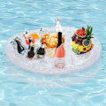Miniatyrbillede 1 af 5: Glas Glas Glas Oppustelig Pool Flydende Pool med 8 huller, Oppustelig Drikke Drikke Flydende Svømmepool, Flydende Pool & Spa Flydende Fest,