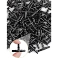 Miniatyrbilde 5 av 5: 100 stk. T-koblinger for slange 4/7mm - T-kobling PVC-kobling for vanning, forstøvningsdyse, dryppvanning, mikro-spray vanning for slangesystem au