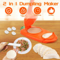 Miniatyrbild 5 av 5: Grön 2-i-1 Tortilla Press Maker, Manuell Form Maker för Dumpling