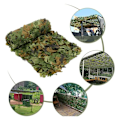 Miniatyrbillede 3 af 5: Rektangulært skyggesejl i grønt camouflage mesh, 3x6m, camouflage design