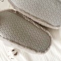 Miniatyrbillede 3 af 5: Tegneserie Pingvin Tøfler Vinter Varme Bløde Plys Hjemmesko Anti-Slip Bund Letvægts Fluffy Strikkede Tøfler One Size