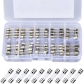 Miniatyrbillede 1 af 5: 100 stk. Smeltesikring af glas, 5 x 20 mm 250V Sortiment af glassikringer 0,2A, 0,5A, 1A, 2A, 3A, 5A, 8A, 10A, 15A, 20A, Verre Verre Verre Frove til husholdningsbrug