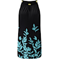 Miniatyrbillede 4 af 4: Sommerstrandkjole med blomsterprint i boho-stil, L