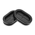 Miniatyrbillede 1 af 5: Gummi Kabelmuffe Oval Muffe Dobbeltsidet Montering Dimension 35 x 20 mm Gummi Kabelmuffe Beskyttelse 4 stk