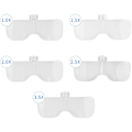 Pikkukuva 3 / 5: LED-otsapanta 2 LEDillä - lukemiseen, kaikkiin tarkkuustöihin, korjauksiin, ompeluun, koruihin - 5 irrotettavaa linssiä (1.0x - 3.5x)
