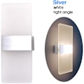 Miniatyrbillede 1 af 5: Moderne væglampe AC 85-265 V 6 W - Akryl LED lampe - Indendørs belysning til soveværelse, balkon, korridor, trapper
