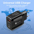 Miniatyrbilde 3 av 5: PD20W hurtiglader 5V3A europeisk laderhode type-c QC3.0 hurtigladningsadapter