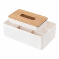 Miniatyrbilde 1 av 3: Flerbruks Serviettboks Rektangulær Ansikts Serviett Holder Dispenser for Spisestue, Kjøkken, Soverom Kommode og Hjemmedekor