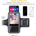 Miniatyrbilde 3 av 5: Sportsarmbånd, Universal Running Armband for iPhone 13/13 Pro/12/12 Pro/11/11 Pro/XR/X/8/7 Up to 6.1\" Justerbar forlengelsesrem Eco-Friendly Lycra