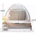 Miniatyrbillede 4 af 5: Sammenklappeligt myggenet til seng, pop-up stort myggenet telt i form af en kuppel, enkeltdørs camping myggenet gardin, let at installere til soveværelse