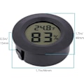 Miniatyrbillede 3 af 5: 6-pak Hygrometer Digitalt termometer LCD-skærm Fugtighedsmåler til affugter Shapels Babyværelse Hygrometer Babyværelse, Termometer