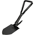 Miniatyrbilde 4 av 5: 1 stk. stor multifunksjonell sammenleggbar spade på 48 cm med oppbevaringspose, campingspade for graving/kutting/planering/fjerning av tre, sammenleggbar spade