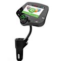 Miniatyrbillede 1 af 3: Bluetooth FM-sender 5V / 2.5A Hurtigoplader 3.0 Bil Trådløs Mp3-afspiller Lydradioadapter Håndfri
