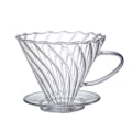 Miniatyrbild 1 av 3: Filterkopp handbryggd kaffefilter (1 st transparent)