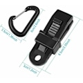 Miniatyrbillede 5 af 5: 8x Teltpløkker （8.53cm） Teltklemme til Robust Låsning Camping Camping Camping, Sorte Teltpløkker