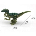 Miniatyrbillede 3 af 5: Dinosaur Byggesæt 12 Dele Sæt Mini Plast Dinosaur Figur Legetøj Byggesæt Dinosaur Fest Favor Sæt Egnet til 3 4 5 6 7 År Gamle Dreng