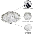 Miniatyrbillede 3 af 5: Sæt med 3 vaske filtre i rustfrit stål, anti-tobbust køkkenvask gitter Draft filter, vaskesi til køkken, badeværelse, vaske (7 cm diameter)