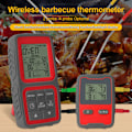 Miniatyrbild 4 av 5: Trådlös digital intelligent köttermometer med två direktavläsande magnetiska mattemperaturmätare, processkontroll via applikation med synkronisering