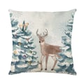 Miniatyrbilde 1 av 5: Juledekorasjoner - Elg juleputetrekk 45*45cm, festlig juledekorasjon