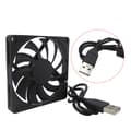 5V 0,25A 80mm 80 x 10mm 8cm DC børsteløs USB-tilslutning computerkabinet køleventilator