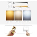 Miniatyrbilde 3 av 5: Stille Takvifte med 30W LED Integrert Lampe og Fjernkontroll Dimbar E27 Liten Takviftelampe Soverom Spisestue Kjøkken Taklampe Justerbar
