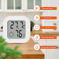 Miniatyrbillede 4 af 4: Termometer-hygrometer-monitor med smart-app