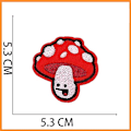 Miniatyrbild 4 av 5: 20 st Cartoon Mushroom Broderi Patch Mushroom Grant Broderi Etikett Kläder Patch Sticker Express Broderi Badge