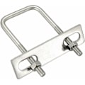 Pikkukuva 1 / 5: Neliö U-pultit 1-5/8 \"(40mm) Sisäleveys 304 Ruostumaton teräs M8 2kpl runkomuttereilla 2kpl
