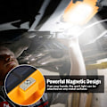 Pikkukuva 4 / 5: Ladattava LED-projektori, 80W työvalo aurinkopaneelilla, vedenpitävät kannettavat turvavalot, 11000mAh akku, retkeilyyn, auton korjaukseen.
