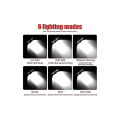 Miniatyrbillede 3 af 5: Genopladelig pandelampe 1200 lumen 2x Xml-l2 LED pandelampe