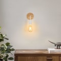 Miniatyrbillede 4 af 5: 2 stk. indendørs væglampe, LED industriel indendørs væglampe, trævæglamper til stue, soveværelse [E-klasse