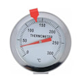 Miniatyrbillede 3 af 5: Køkkentermometer, 30 cm langt køkkenprobe-termometer i rustfrit stål med clips til grillmad, kød, hjemmebryg, vinkedel