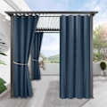 Miniatyrbild 3 av 5: Utomhusgardiner för pergola, Utomhusgardiner för uteplats, vattentät utomhusdekoration med rostfria öljetter för pergola/veranda (2 paneler, 132 cm L x