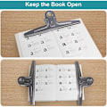 Miniatyrbillede 4 af 5: Ekstra Store Bulldog Clips, 2 stk. 30 cm pakke i rustfrit stål jumbo kæmpe bindepapirclips Støtte til tegnebræt, kunst, lærere, hjemmekontor (sølv)