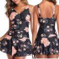 Miniatyrbilde 1 av 4: Badedrakt for kvinner, Plus Size, Floral og elegant