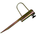 Miniatyrbillede 3 af 5: Strandparasol Stativ, Robust Metal Stativ, Jordindstik, Flagstang, Sand/Græs Stativ, Ankerpæl til Terrasseparasol, Flagstang, Fiskespind