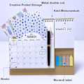 Miniatyrbillede 2 af 4: Skrivebords Kalender 2024 Engelsk Desktop Kalender Planlægning Noter