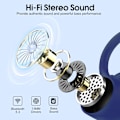 Pikkukuva 2 / 5: Bluetooth 5.4 Langattomat Kuulokkeet - 4 ENC Melua Vaimentavaa Mikrofonia, 50H Toistoaika, IP7 Vedenkestävä (Sininen)