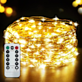 Pikkukuva 1 / 4: Valosarja, SLAMOS 15M 150 LED Valosarja LED USB Jouluvalot IP65 Vedenpitävä Valosarja 8 Tilan Sisä-/Ulkokoristelu