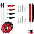 Miniatyrbillede 1 af 3: Multifunktionel multimeter pen udskiftelig nålepen elektronisk reparationsværktøjssæt kombination testlinje bordpind linje