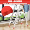 Miniatyrbild 4 av 5: Set med 4 gummifötter för stegar - 50 x 20 mm - reservdel - halkfria skydd - Universellt skydd för hemmafixare