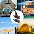 Miniatyrbild 5 av 5: 100 st tänger för bachea, tältklämmor plastklämmor för skuggduk fixeringsklämma presenningsklämma klämma plasttänger för utomhusaktiviteter, 3,2x1x1,2 cm