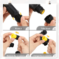 Miniatyrbillede 3 af 5: Vandafvisende Kabelforbindelsesboks - Udendørs 3-polet Forgrening Udendørs Distributionsklemmer Jord Y-ærmer Ærmer Elektrisk Boks Vandafvisende Kabelforbindelse