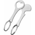 Miniatyrbilde 1 av 5: UNIVERSAL PASS-PARTOUT for supermarket trolley,Caddy key ring, stainless steel caddy token key,Passe Partout for Shopping Carts (2 Pieces) Love + cr
