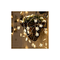 Miniatyrbilde 5 av 5: Lette snøfnugglys, 10m 80 LED-lys, soveromsdekorasjon, bryllup, jul, tredekorasjon