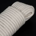 Miniatyrbilde 2 av 4: Multifunksjonell flettet tau - kleslinjer - bomull og polyester - 10 meter - 8 mm - hvit