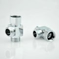 Miniatyrbilde 3 av 5: Dusjarm 3-veis messing Terk T for Step Driveur Standard - G1/2 tommers system Dusj Reservedel Dusjkontroll Splitter T Seta