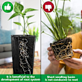 Miniatyrbillede 2 af 5: 20 stk. store potter til træer, dybe plastikpotter til planteskoler, 7,8\" store krukker til såning af blomsterplanter til indendørs haveplanter